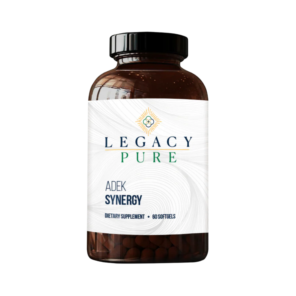 Bottle of dietary supplement softgels