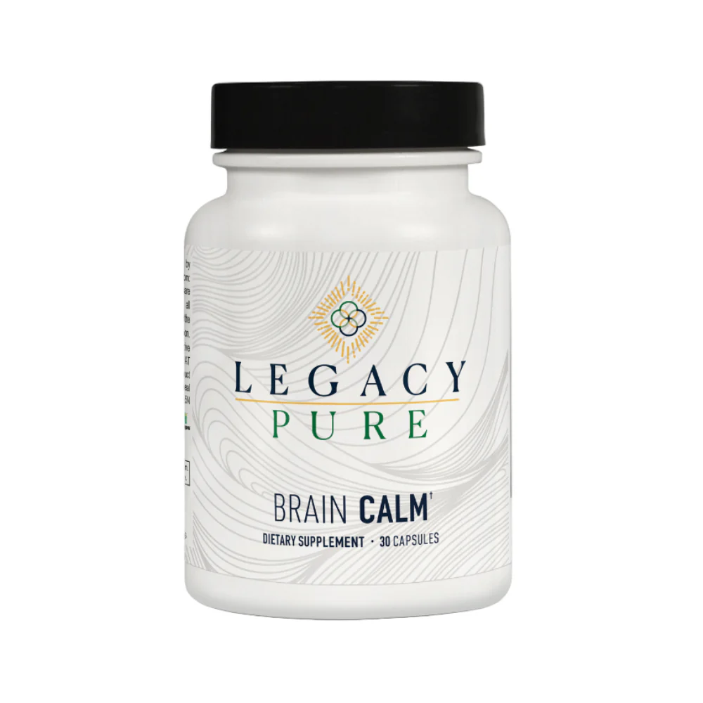 White bottle of dietary supplement capsules