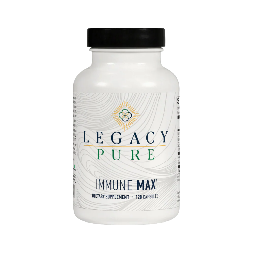 Bottle of dietary supplement capsules