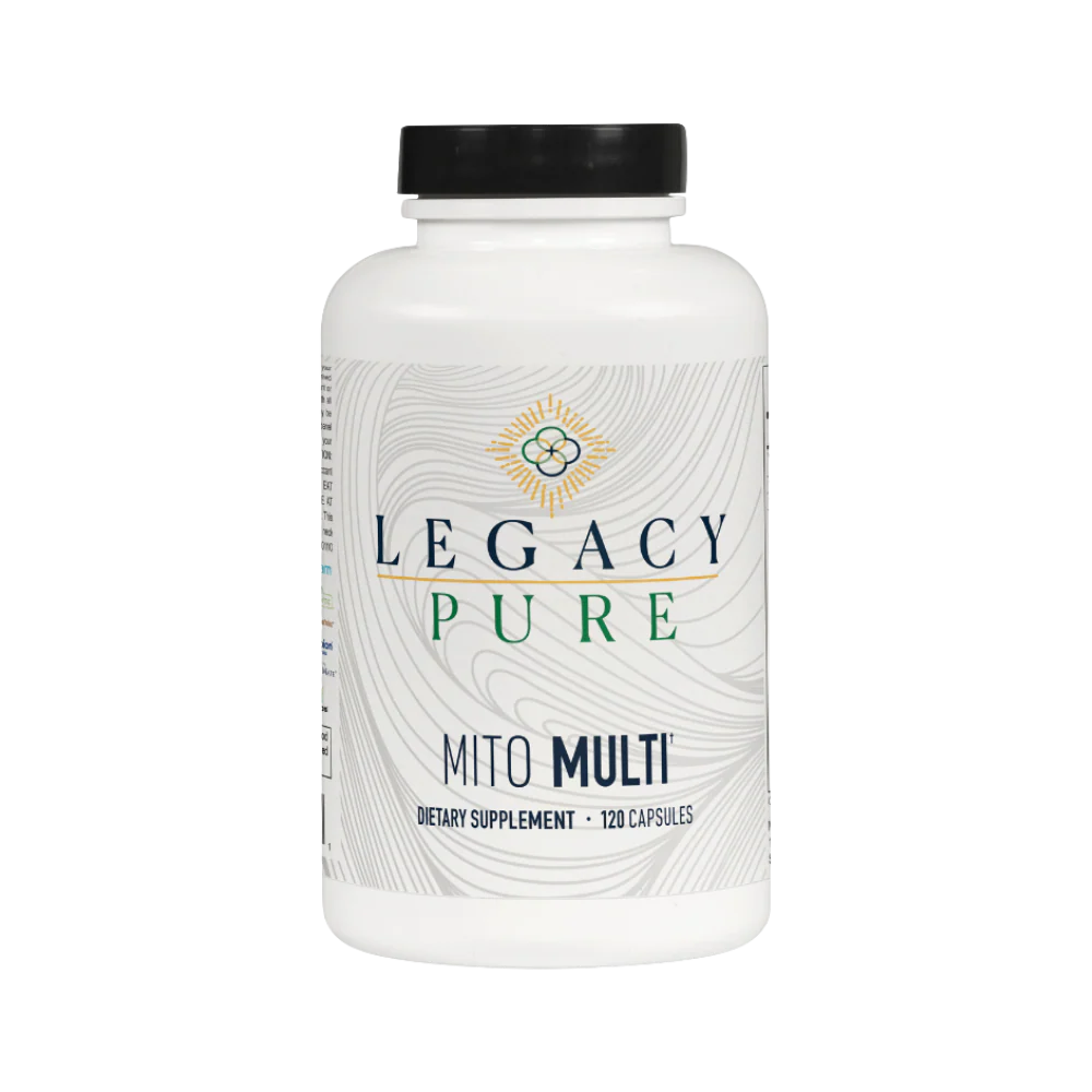 Bottle of dietary supplement capsules