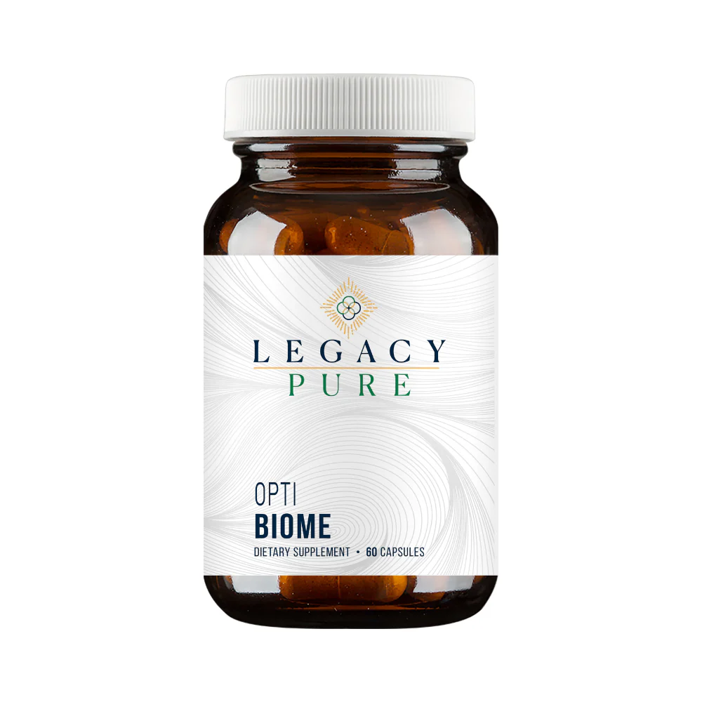 Bottle of dietary supplement capsules