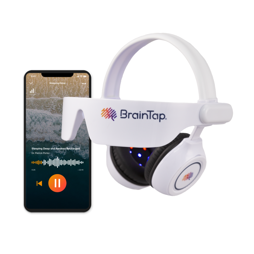 BrainTap headset with mobile app