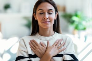 Woman healing