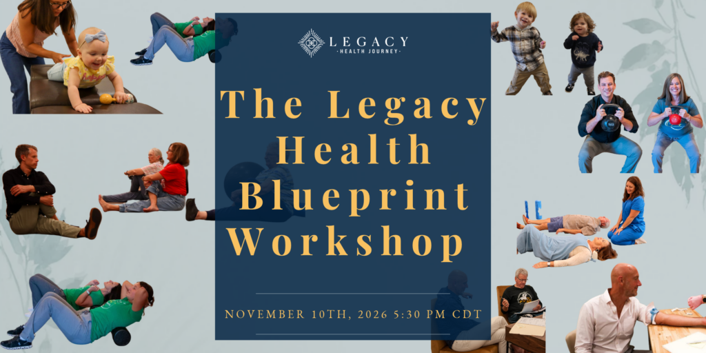Legacy Health Blueprint Workshop, November 10, 2026 at Chi Rho Chiropractic